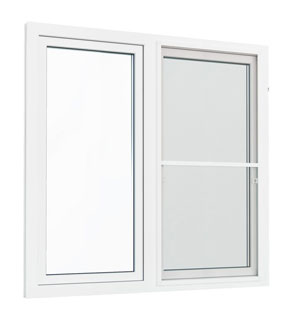 Окно ПВХ 1450 x 1415 двухкамерное - EXPROF Practica
