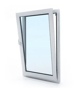 Окно ПВХ 900 x 1415 - Plaswin 70 мм