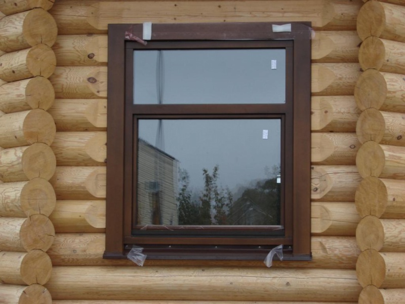 Монтаж деревянных окон в деревянный дом